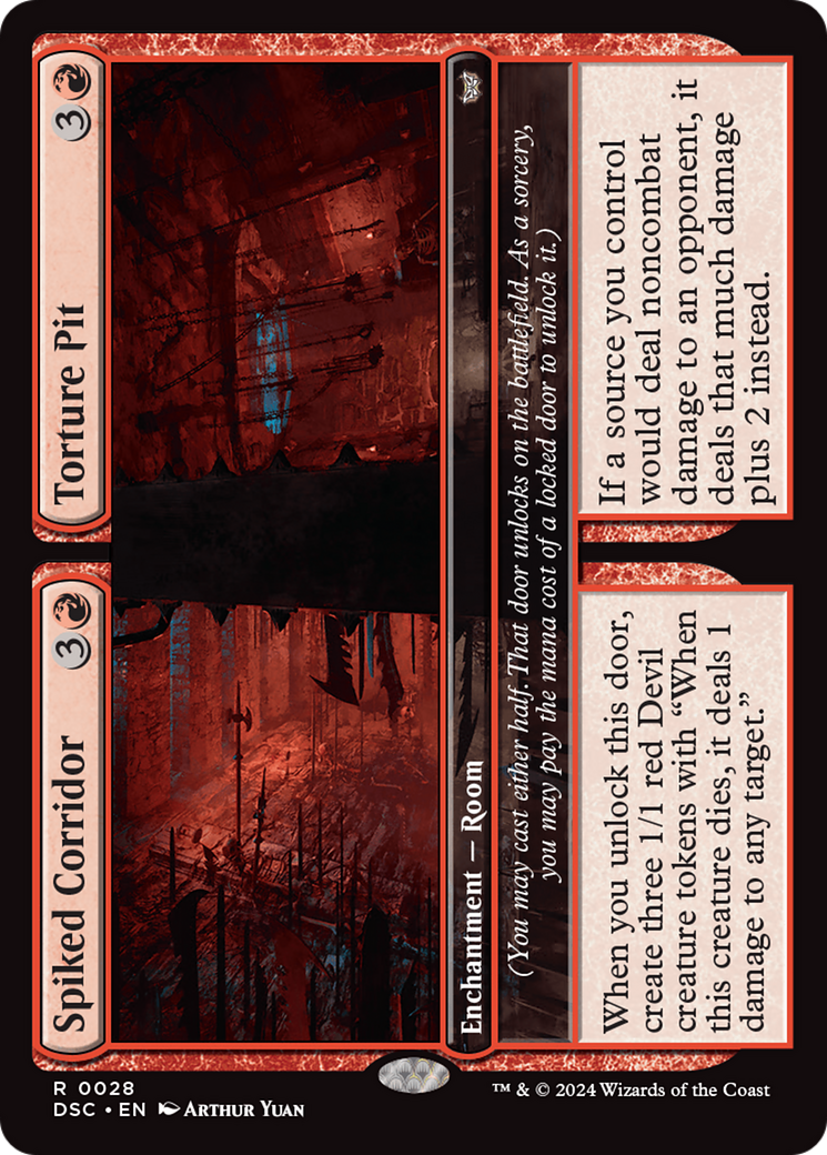 Spiked Corridor // Torture Pit [Duskmourn: House of Horror Commander] | Exor Games Dartmouth