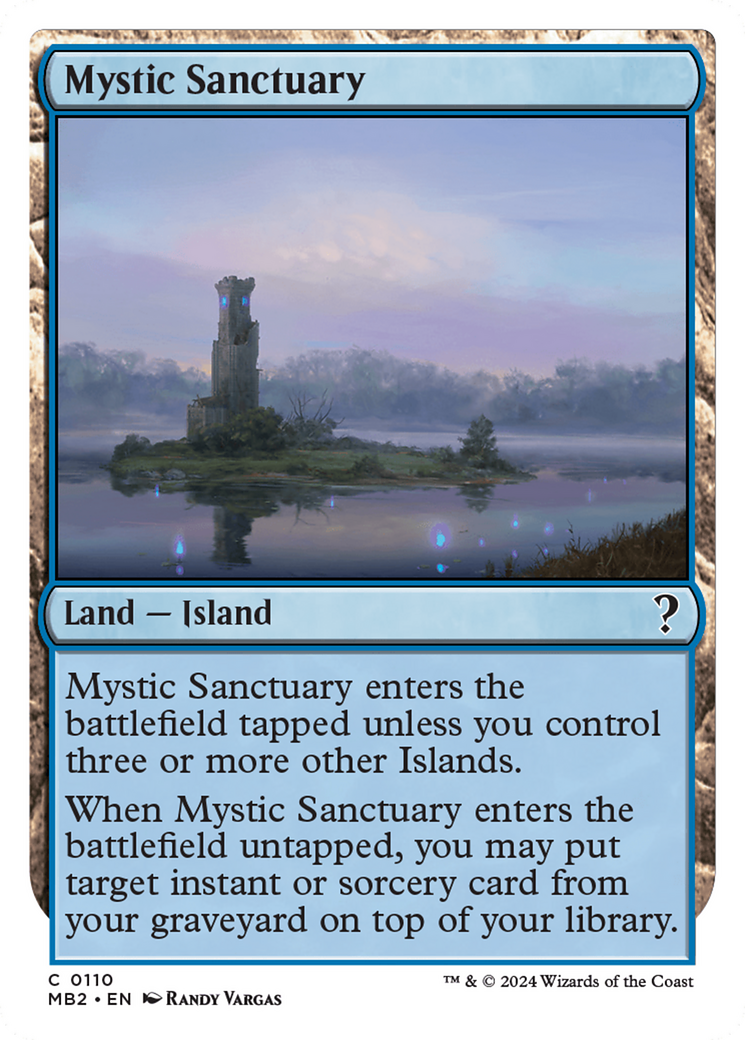 Mystic Sanctuary (White Border) [Mystery Booster 2] | Exor Games Dartmouth