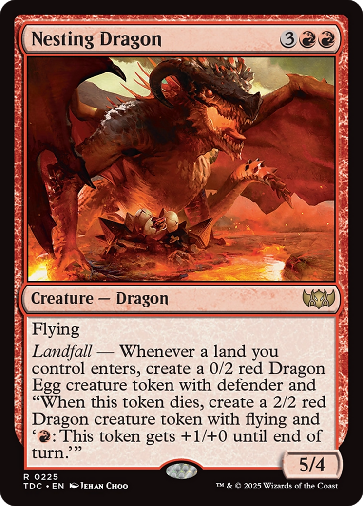 Nesting Dragon [Tarkir: Dragonstorm Commander] | Exor Games Dartmouth