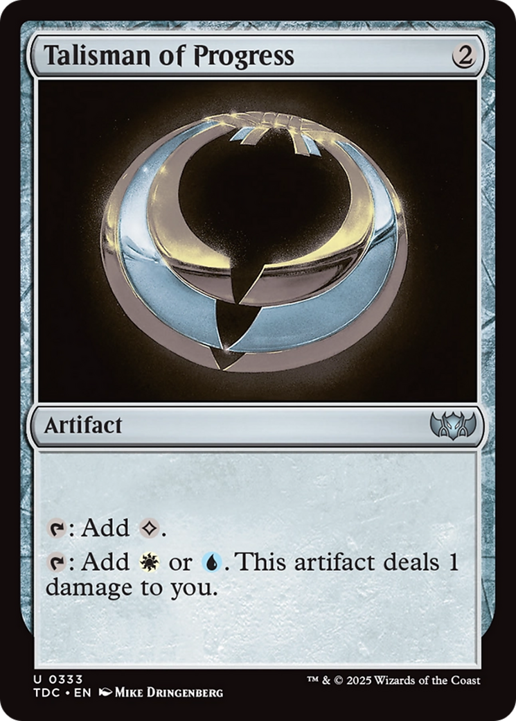 Talisman of Progress [Tarkir: Dragonstorm Commander] | Exor Games Dartmouth
