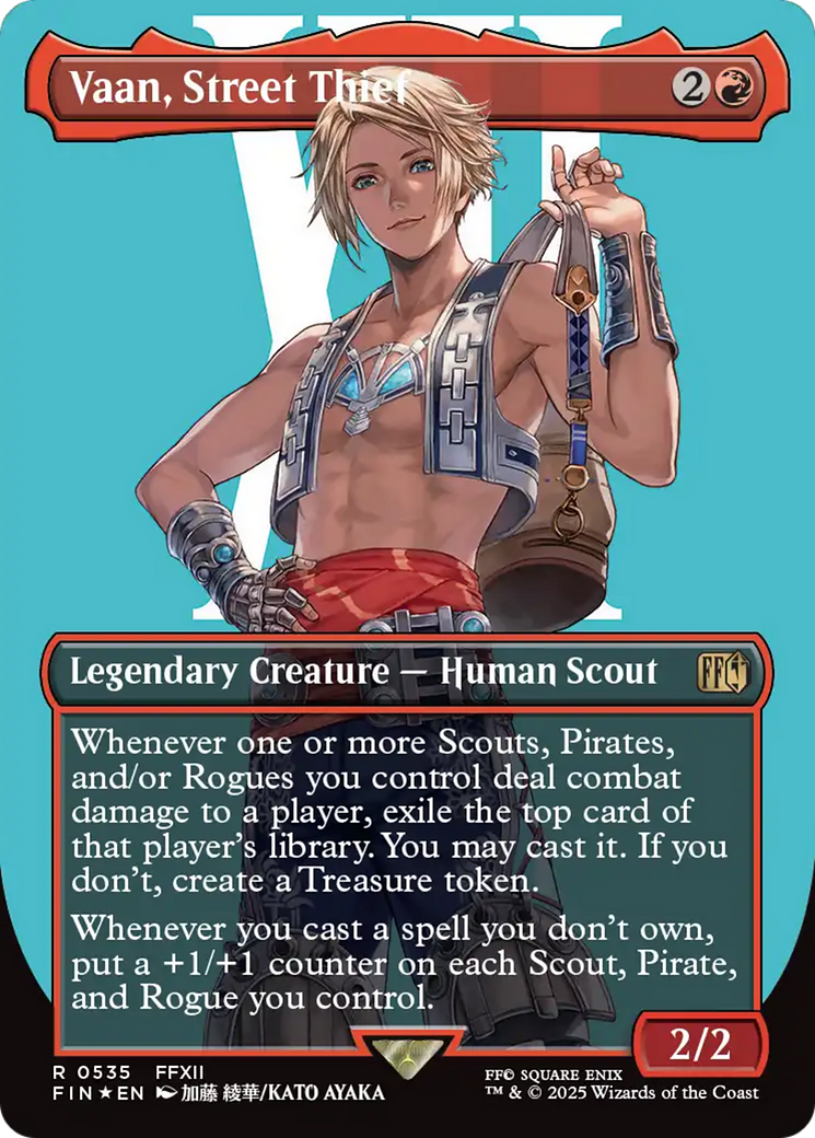 Vaan, Street Thief (Borderless) (Surge Foil) [FINAL FANTASY] | Exor Games Dartmouth