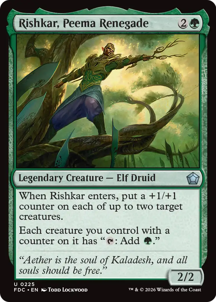 Rishkar, Peema Renegade [Foundations Commander] | Exor Games Dartmouth