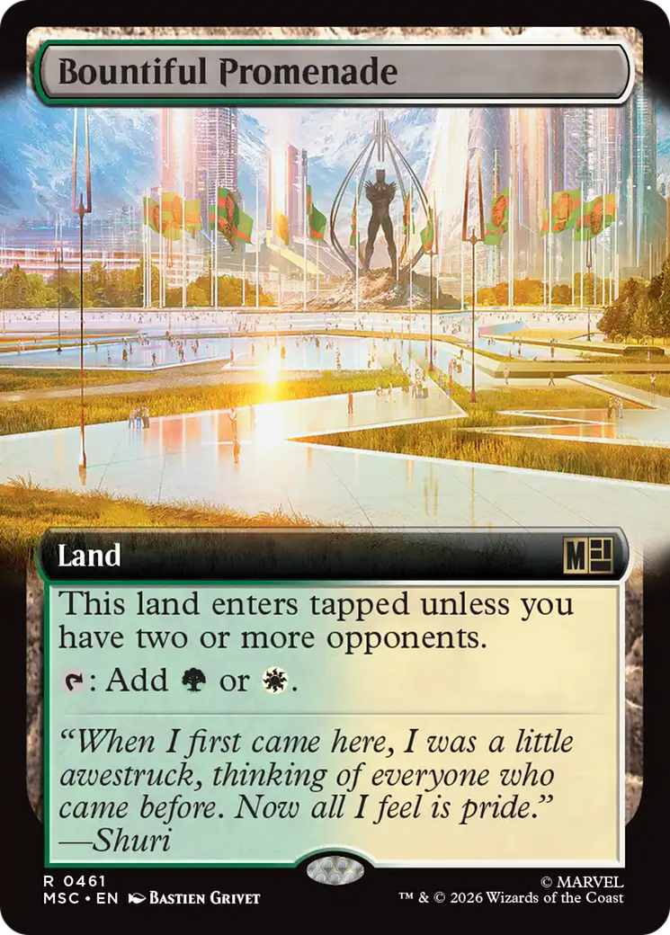 Bountiful Promenade (Extended Art) [Marvel Super Heroes Commander] | Exor Games Dartmouth