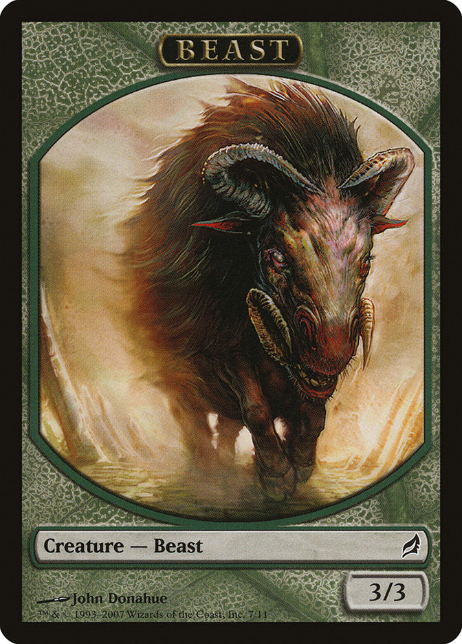 Beast Token [Lorwyn Tokens] | Exor Games Dartmouth