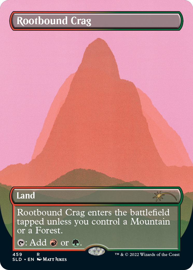 Rootbound Crag (Borderless) [Secret Lair Drop Series] | Exor Games Dartmouth