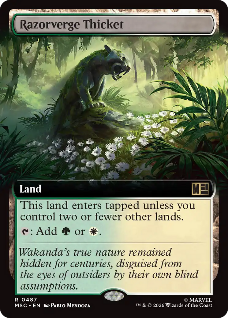Razorverge Thicket (Extended Art) [Marvel Super Heroes Commander] | Exor Games Dartmouth
