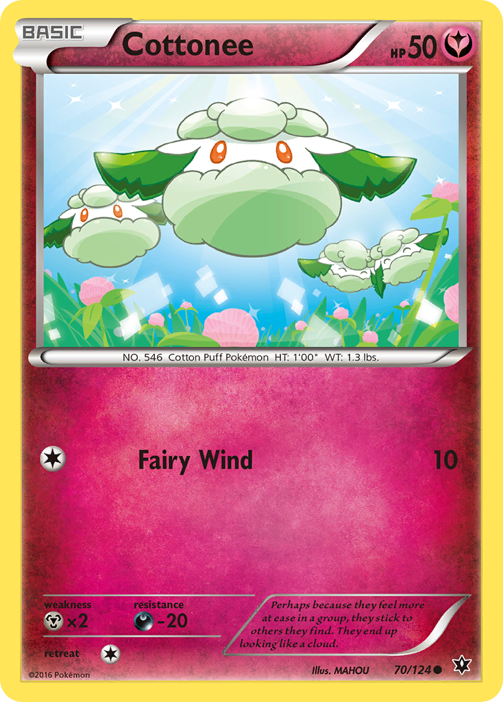 Cottonee (70/124) [XY: Fates Collide] | Exor Games Dartmouth