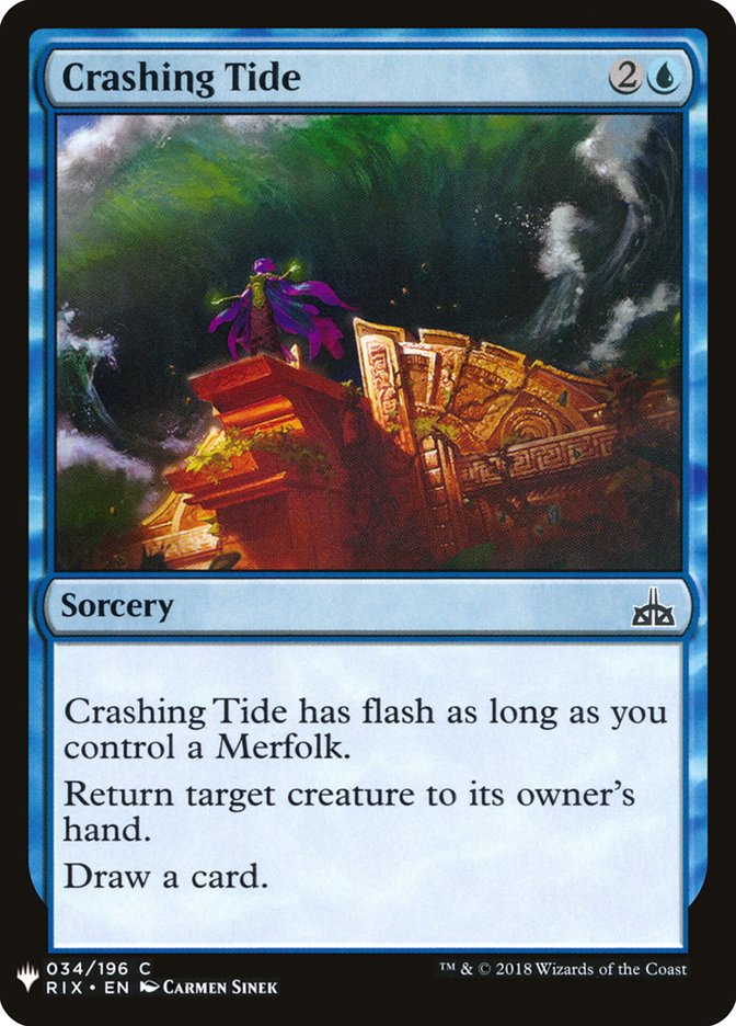 Crashing Tide [Mystery Booster] | Exor Games Dartmouth