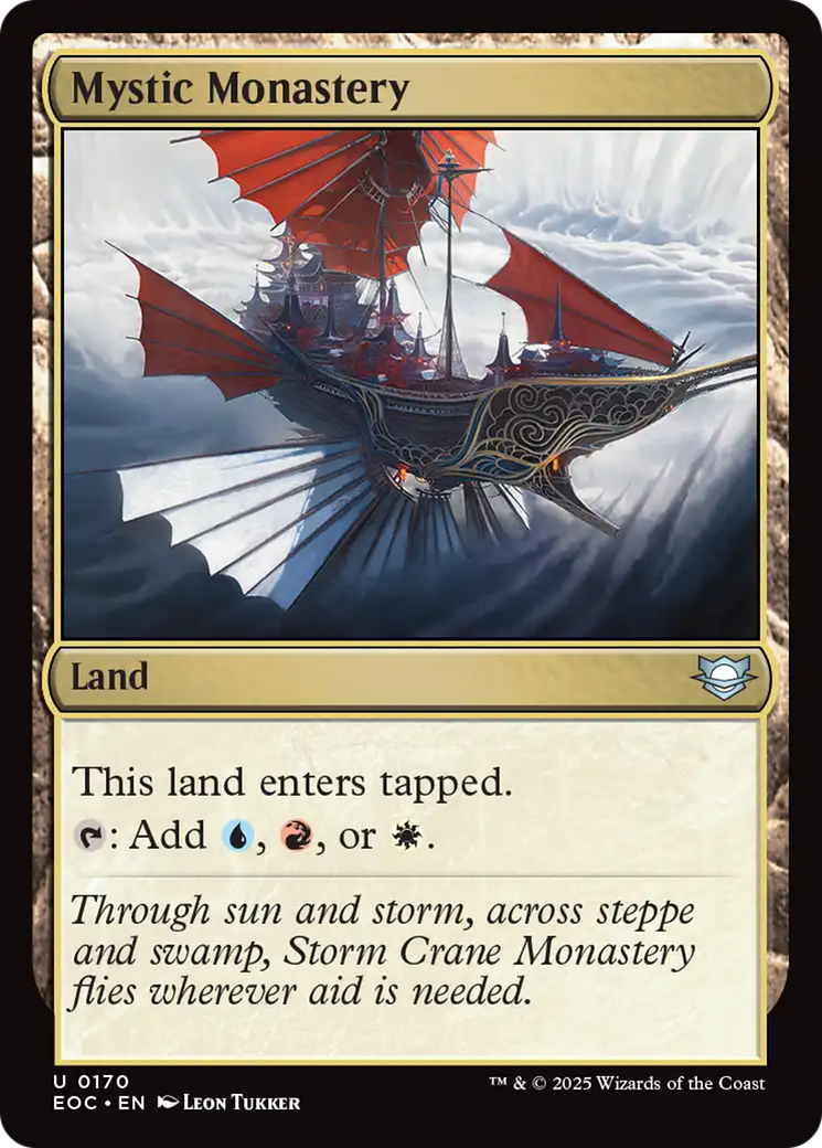 Mystic Monastery [Edge of Eternities Commander] | Exor Games Dartmouth