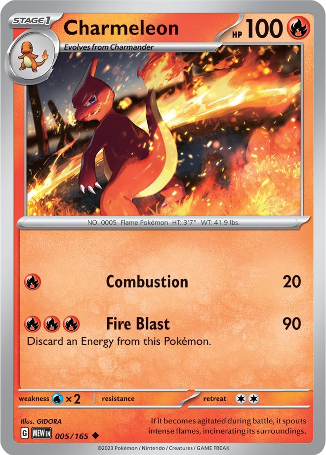 Charmeleon (005/165) [Scarlet & Violet: 151] | Exor Games Dartmouth