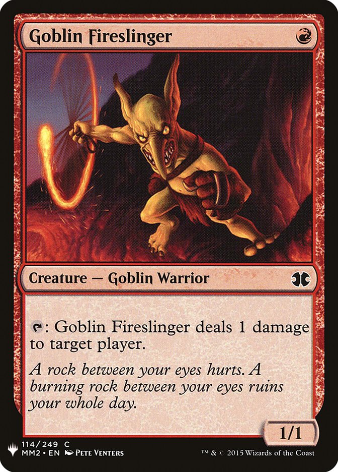 Goblin Fireslinger [Mystery Booster] | Exor Games Dartmouth