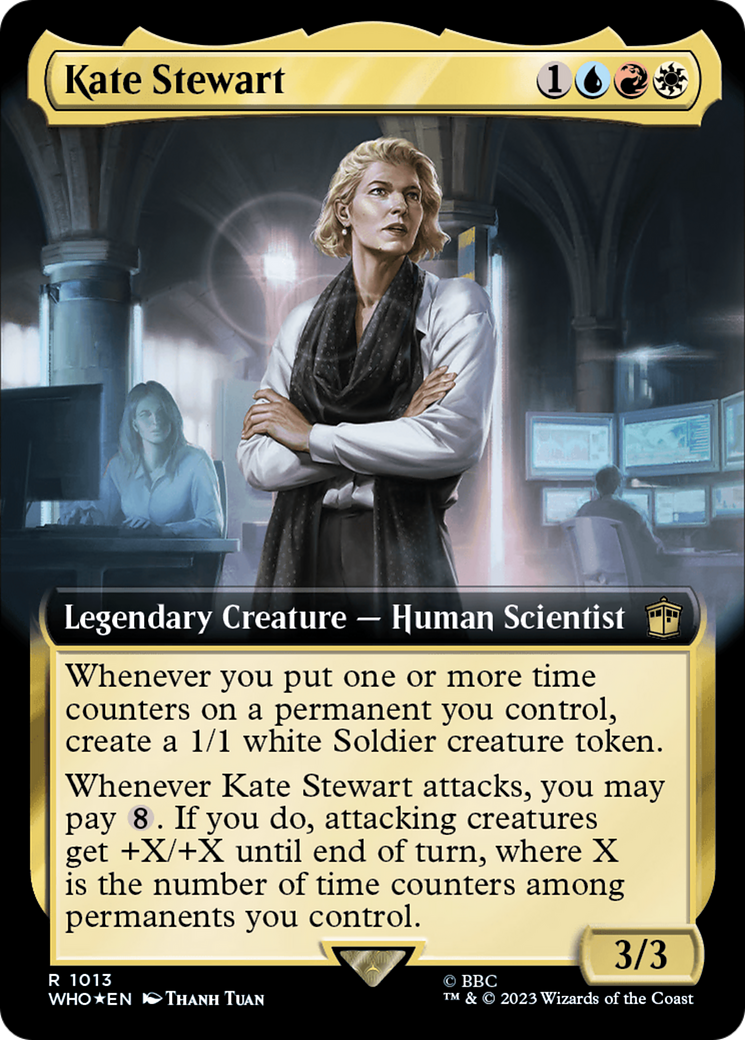 Kate Stewart (Extended Art) (Surge Foil) [Doctor Who] | Exor Games Dartmouth