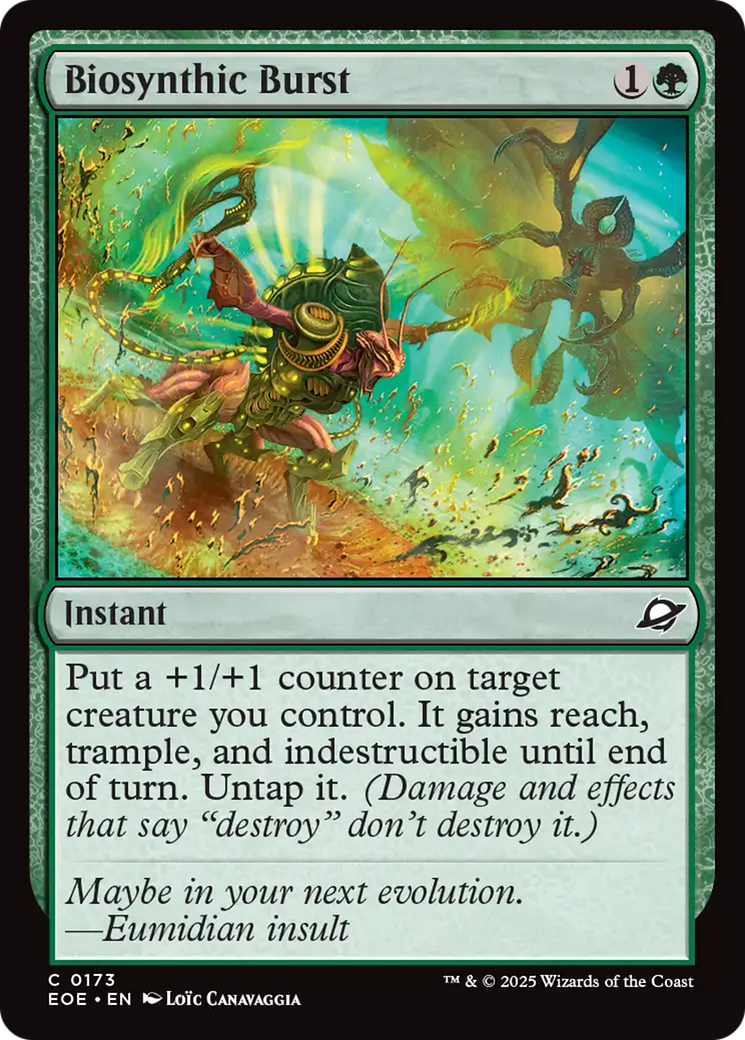 Biosynthic Burst [Edge of Eternities] | Exor Games Dartmouth