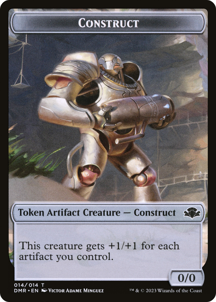 Construct Token [Dominaria Remastered Tokens] | Exor Games Dartmouth