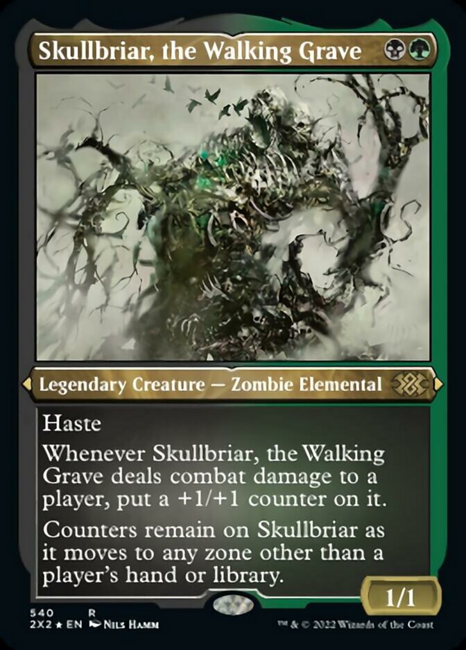 Skullbriar, the Walking Grave (Foil Etched) [Double Masters 2022] | Exor Games Dartmouth