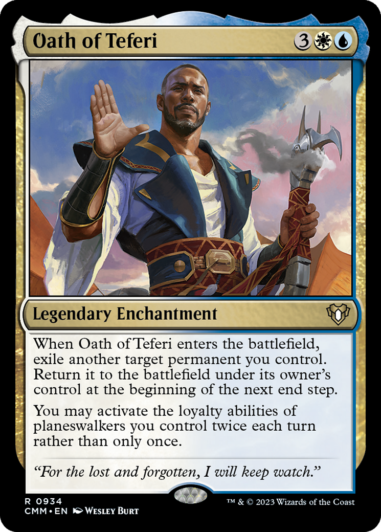 Oath of Teferi [Commander Masters] | Exor Games Dartmouth