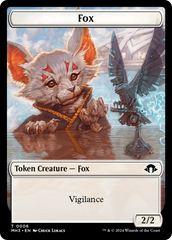 Phyrexian Germ // Fox Double-Sided Token [Modern Horizons 3 Tokens] | Exor Games Dartmouth