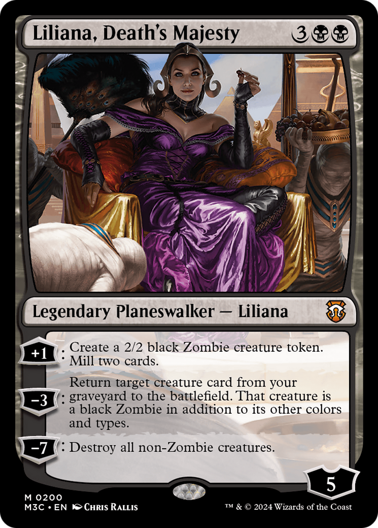 Liliana, Death's Majesty (Ripple Foil) [Modern Horizons 3 Commander] | Exor Games Dartmouth