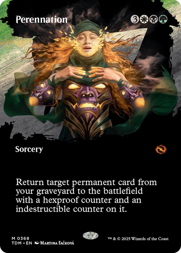 Perennation (Borderless) [Tarkir: Dragonstorm] | Exor Games Dartmouth
