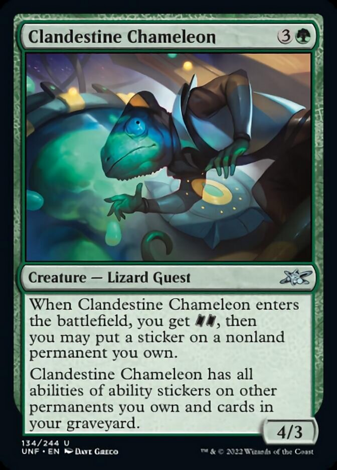 Clandestine Chameleon [Unfinity] | Exor Games Dartmouth