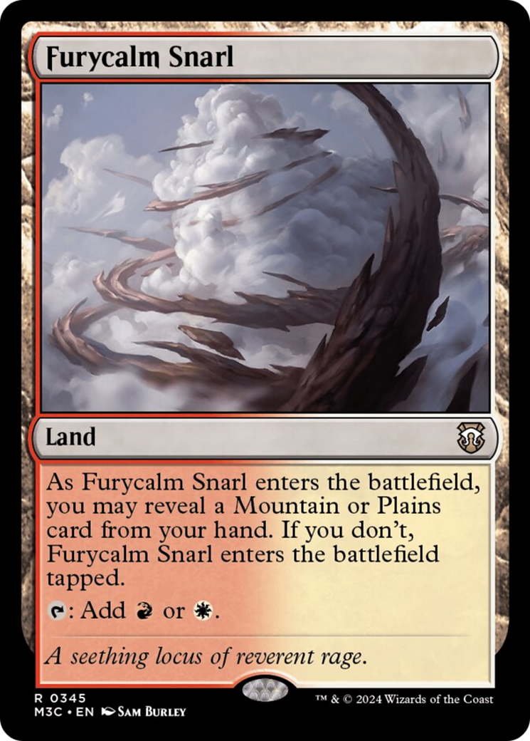 Furycalm Snarl (Ripple Foil) [Modern Horizons 3 Commander] | Exor Games Dartmouth