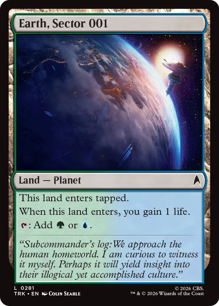 Earth, Sector 001 [Star Trek] | Exor Games Dartmouth
