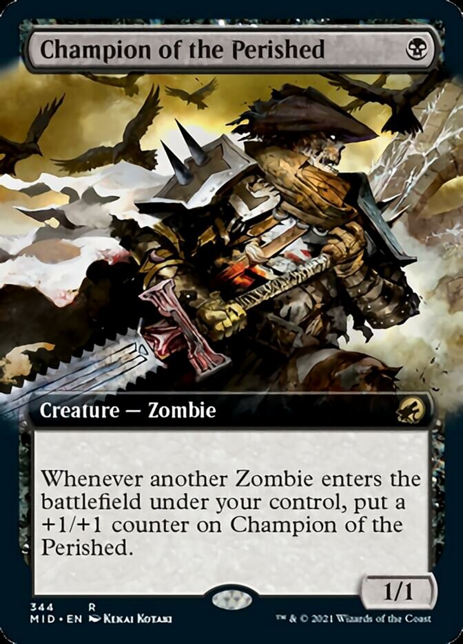 Champion of the Perished (Extended Art) [Innistrad: Midnight Hunt] | Exor Games Dartmouth