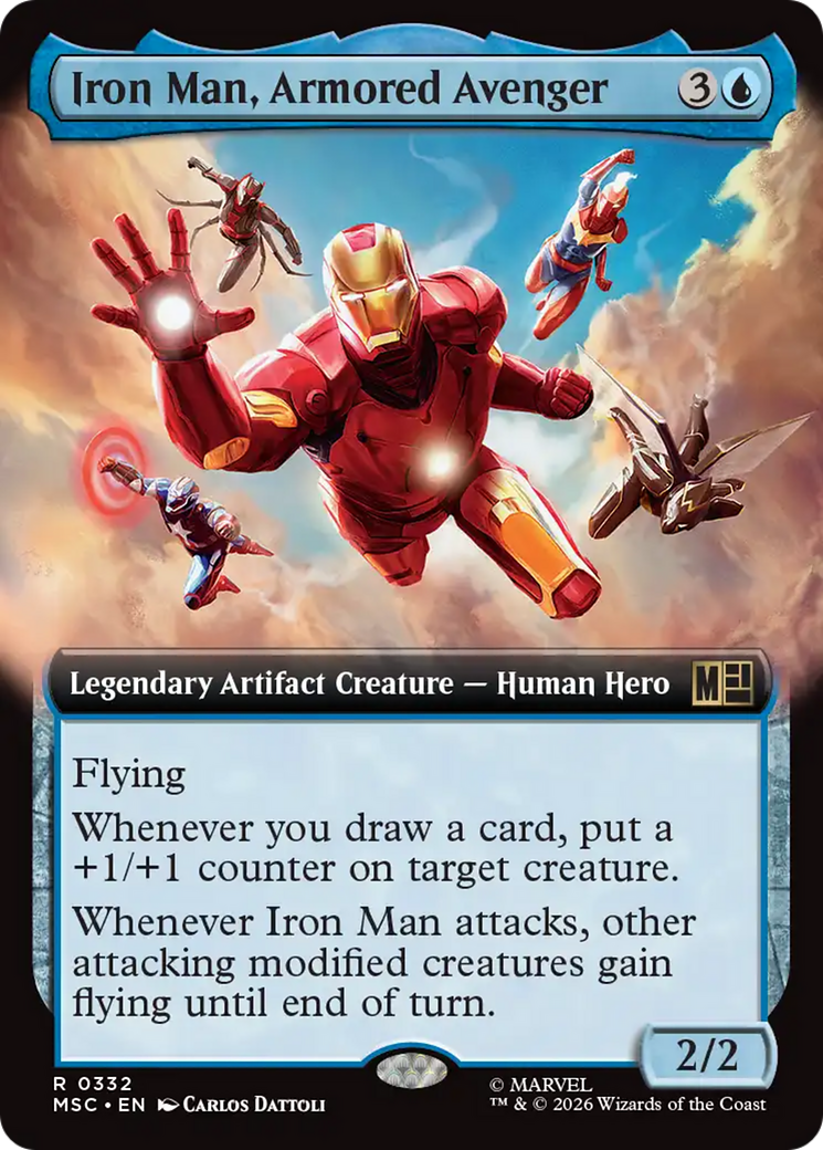 Iron Man, Armored Avenger (Extended Art) [Marvel Super Heroes Commander] | Exor Games Dartmouth