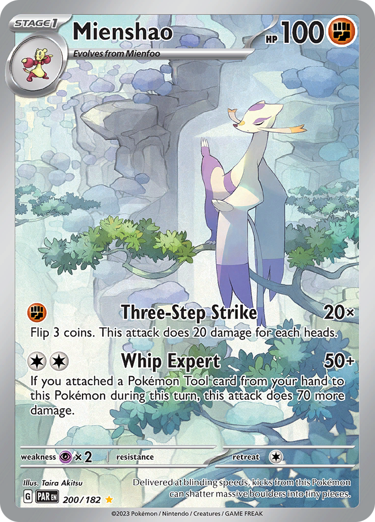 Mienshao (200/182) [Scarlet & Violet: Paradox Rift] | Exor Games Dartmouth