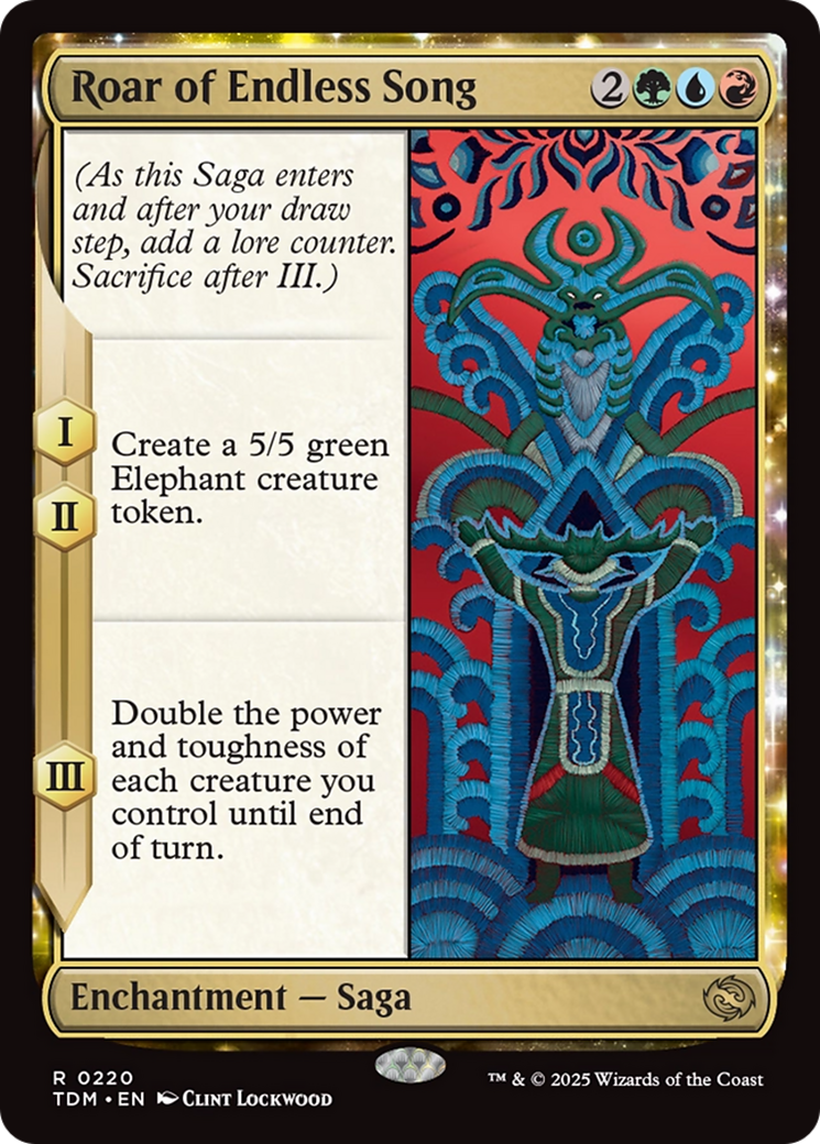Roar of Endless Song [Tarkir: Dragonstorm] | Exor Games Dartmouth