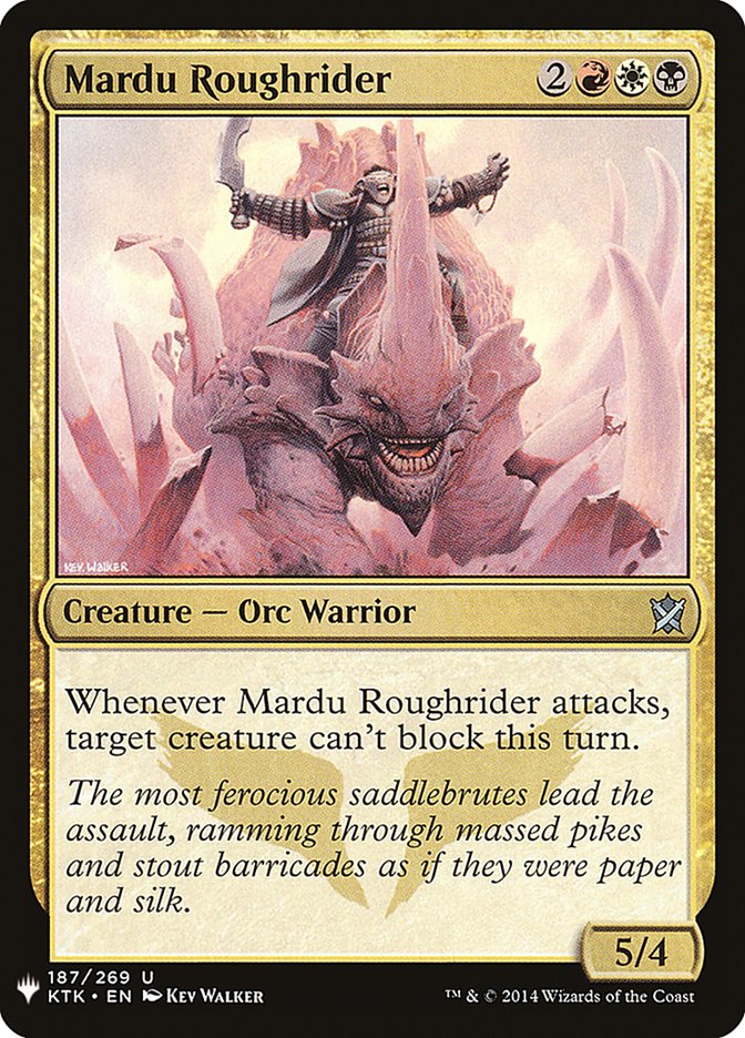 Mardu Roughrider [Mystery Booster] | Exor Games Dartmouth