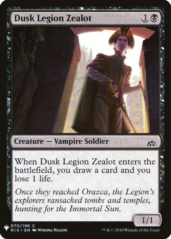 Dusk Legion Zealot [Mystery Booster] | Exor Games Dartmouth