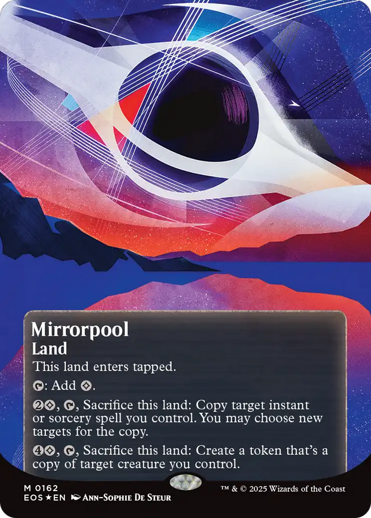 Mirrorpool (0162) (Borderless) (Galaxy Foil) [Edge of Eternities: Stellar Sights] | Exor Games Dartmouth