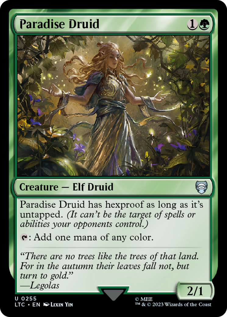 Paradise Druid [The Lord of the Rings: Tales of Middle-Earth Commander] | Exor Games Dartmouth