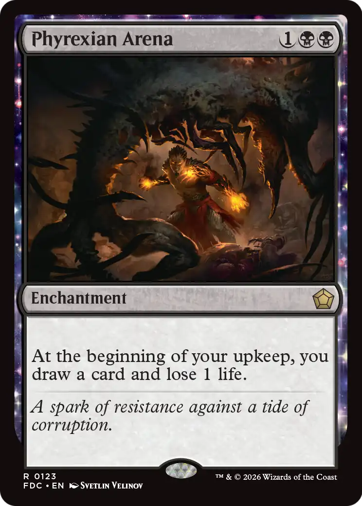 Phyrexian Arena [Foundations Commander] | Exor Games Dartmouth