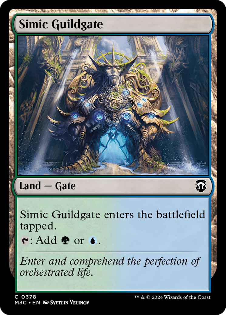 Simic Guildgate (Ripple Foil) [Modern Horizons 3 Commander] | Exor Games Dartmouth