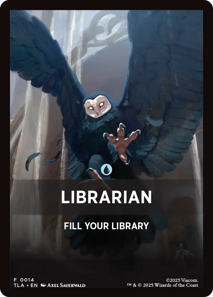 Librarian Theme Card [Avatar: The Last Airbender Tokens] | Exor Games Dartmouth