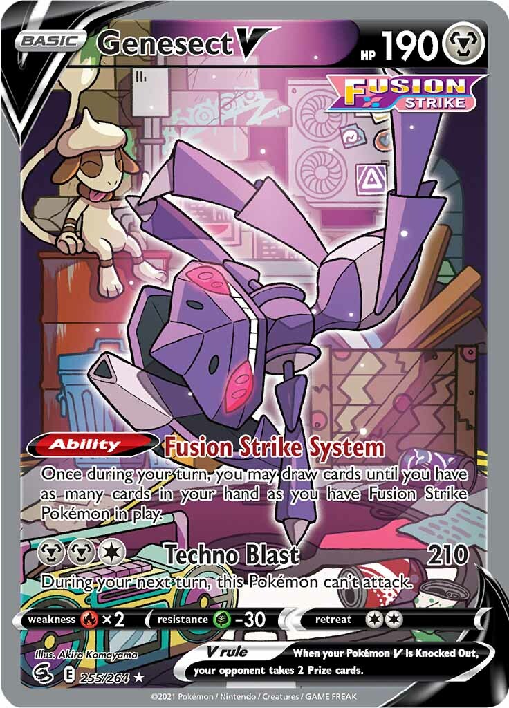 Genesect V (255/264) [Sword & Shield: Fusion Strike] | Exor Games Dartmouth