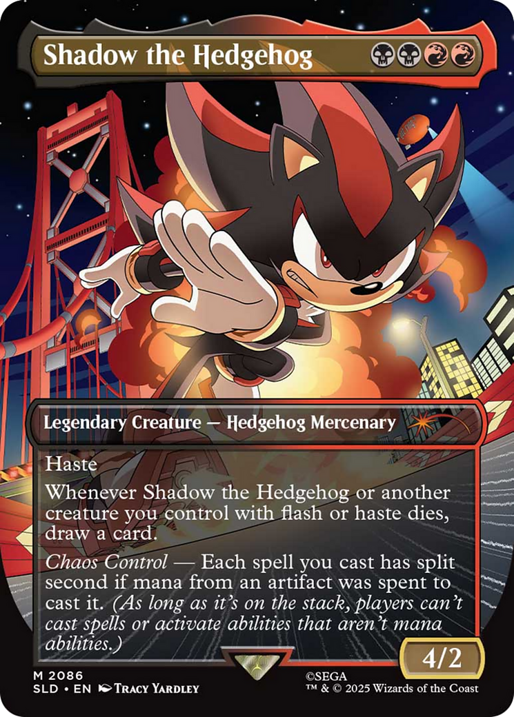 Shadow the Hedgehog (Rainbow Foil) [Secret Lair Drop Series] | Exor Games Dartmouth