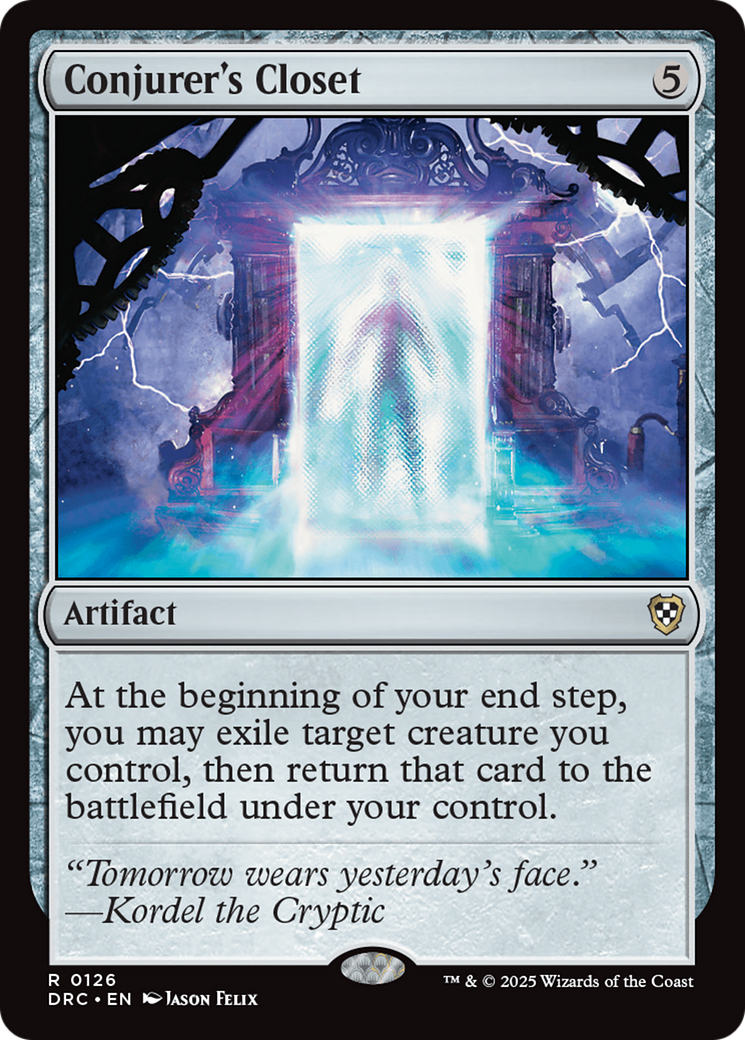 Conjurer's Closet [Aetherdrift Commander] | Exor Games Dartmouth