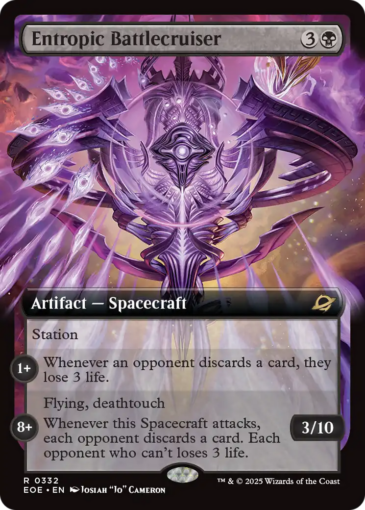 Entropic Battlecruiser (Extended Art) [Edge of Eternities] | Exor Games Dartmouth