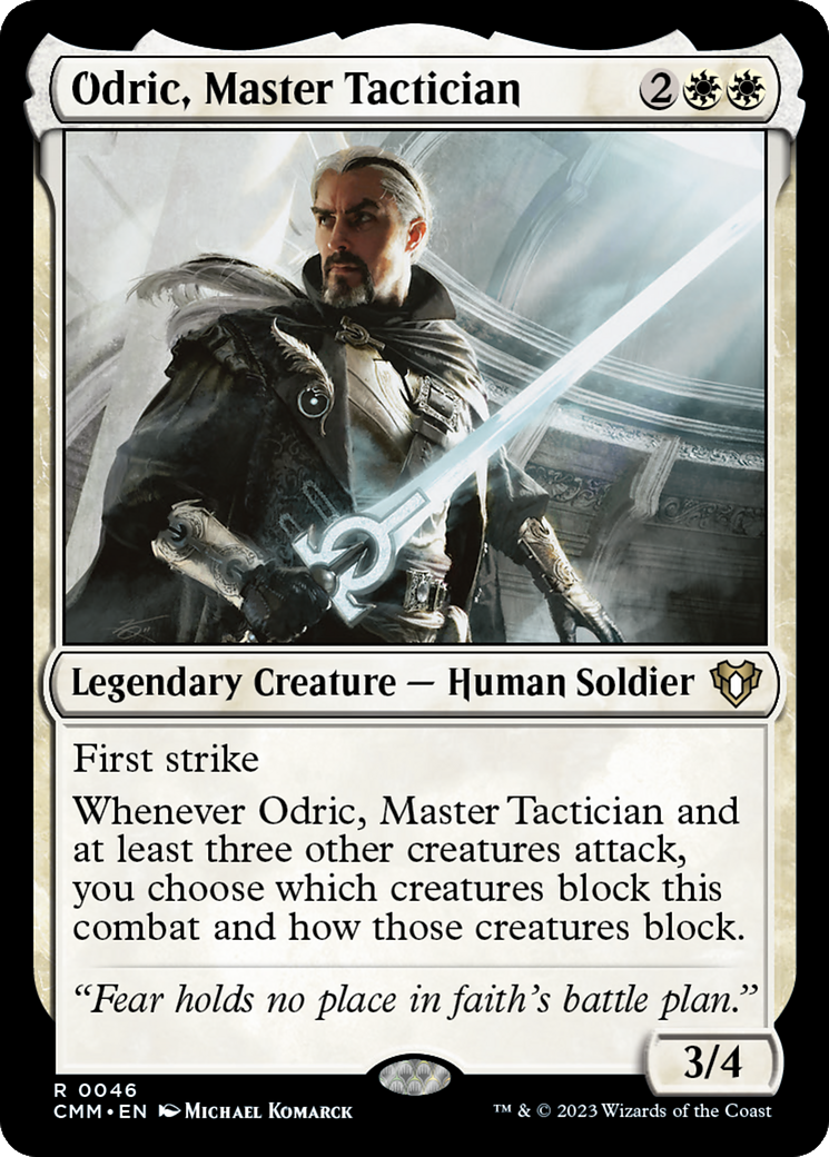 Odric, Master Tactician [Commander Masters] | Exor Games Dartmouth