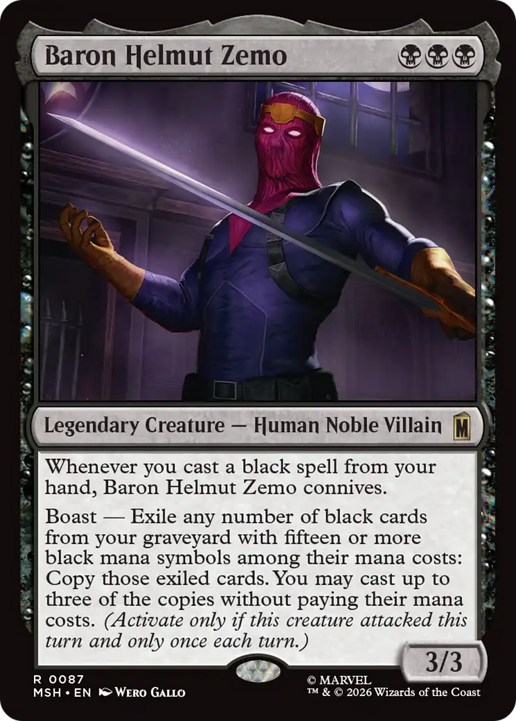 Baron Helmut Zemo [Marvel Super Heroes] | Exor Games Dartmouth