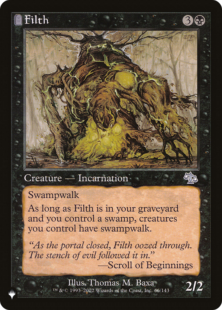 Filth [The List Reprints] | Exor Games Dartmouth