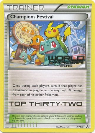 Champions Festival 2016 Top Thirty Two (XY176) [XY: Black Star Promos] | Exor Games Dartmouth