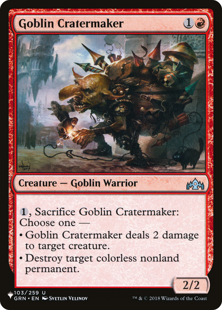 Goblin Cratermaker [The List Reprints] | Exor Games Dartmouth