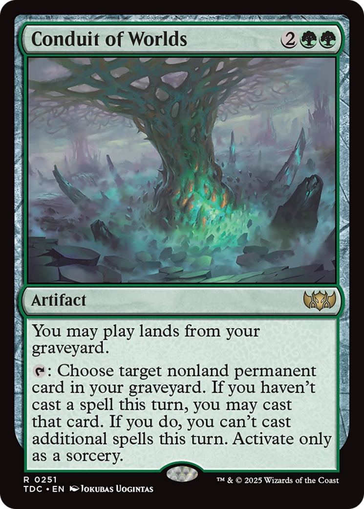 Conduit of Worlds [Tarkir: Dragonstorm Commander] | Exor Games Dartmouth