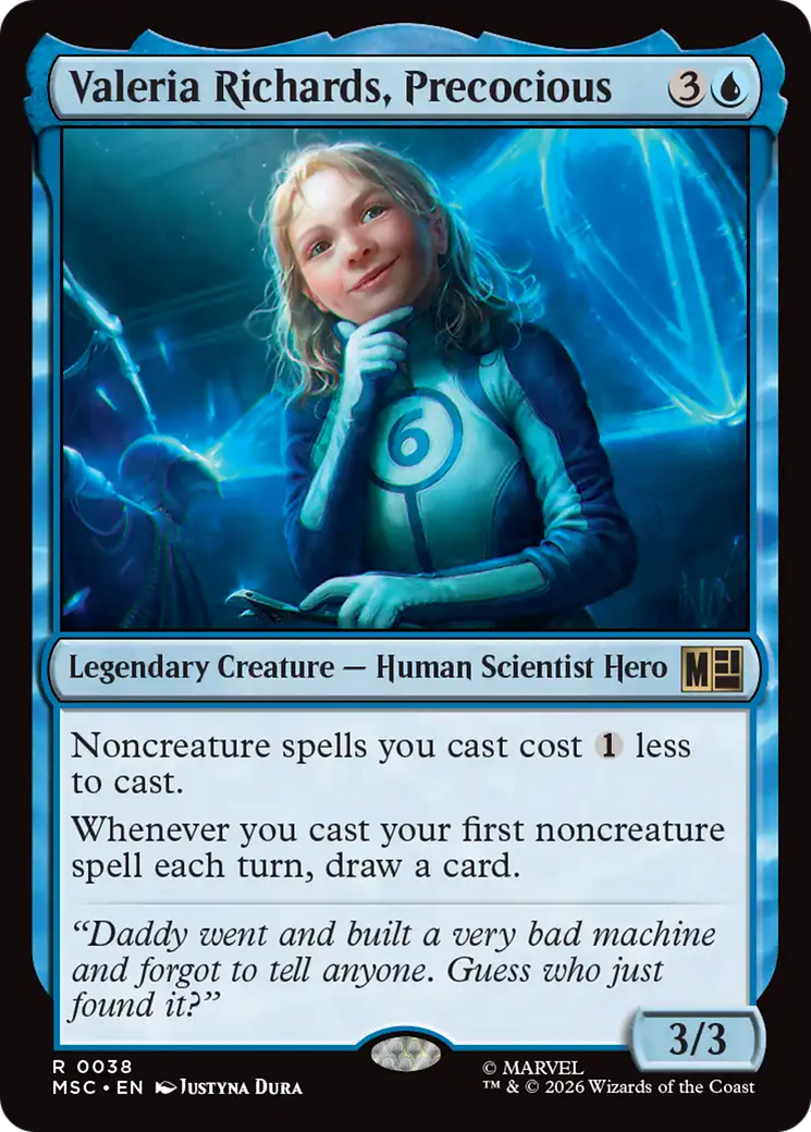 Valeria Richards, Precocious (Surge Foil) [Marvel Super Heroes Commander] | Exor Games Dartmouth