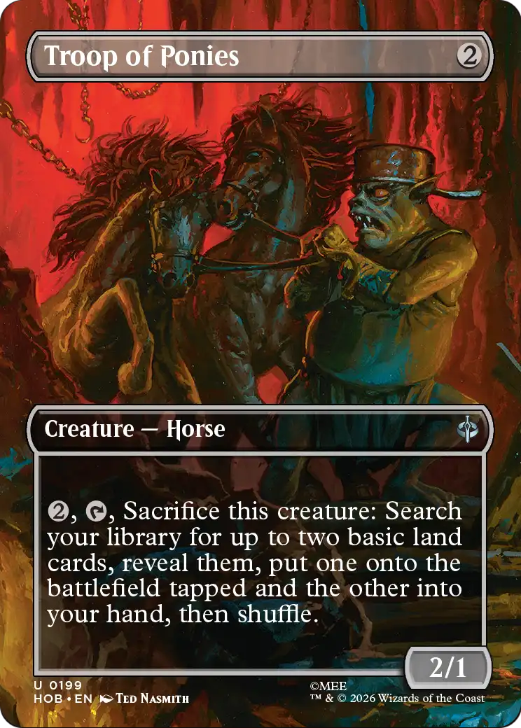 Troop of Ponies (Borderless) [The Hobbit] | Exor Games Dartmouth