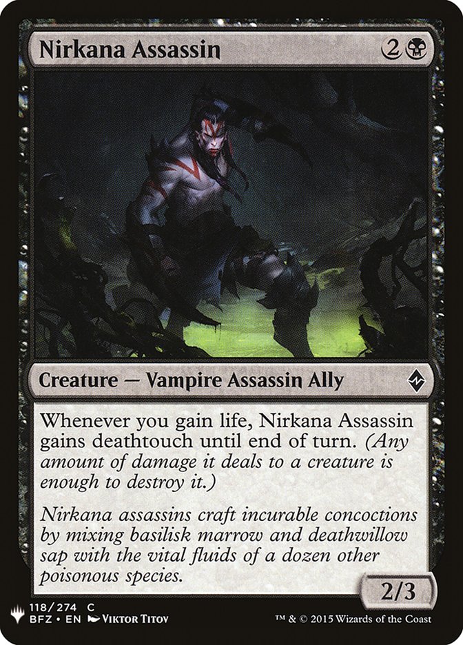 Nirkana Assassin [Mystery Booster] | Exor Games Dartmouth